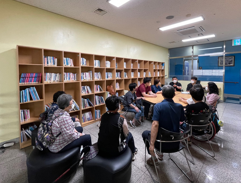 해동이국민체육센터, 2년만에 대면방식 고객간담회 개최